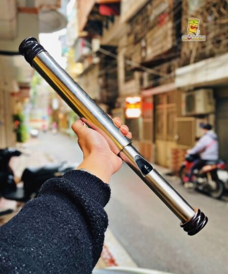 ĐIẾU CÀY RÚT INOX TRƠN 30CM (Rút 55cm - Dấu nõ)