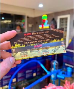 GIẤY CUỐN RAW ORGANIC BLACK 110MM