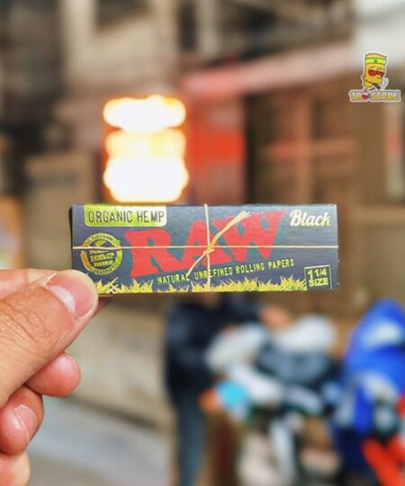 GIẤY CUỐN RAW BLACK ORGANIC 79MM